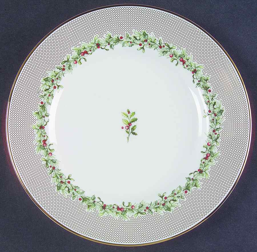Holly Wreath Bread & Butter Plate by Wedgwood-1