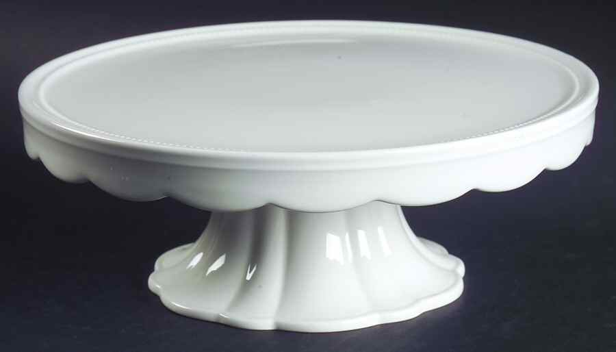 Royal Icing 8" Diameter Pedestal Cake Stand by Wedgwood-1