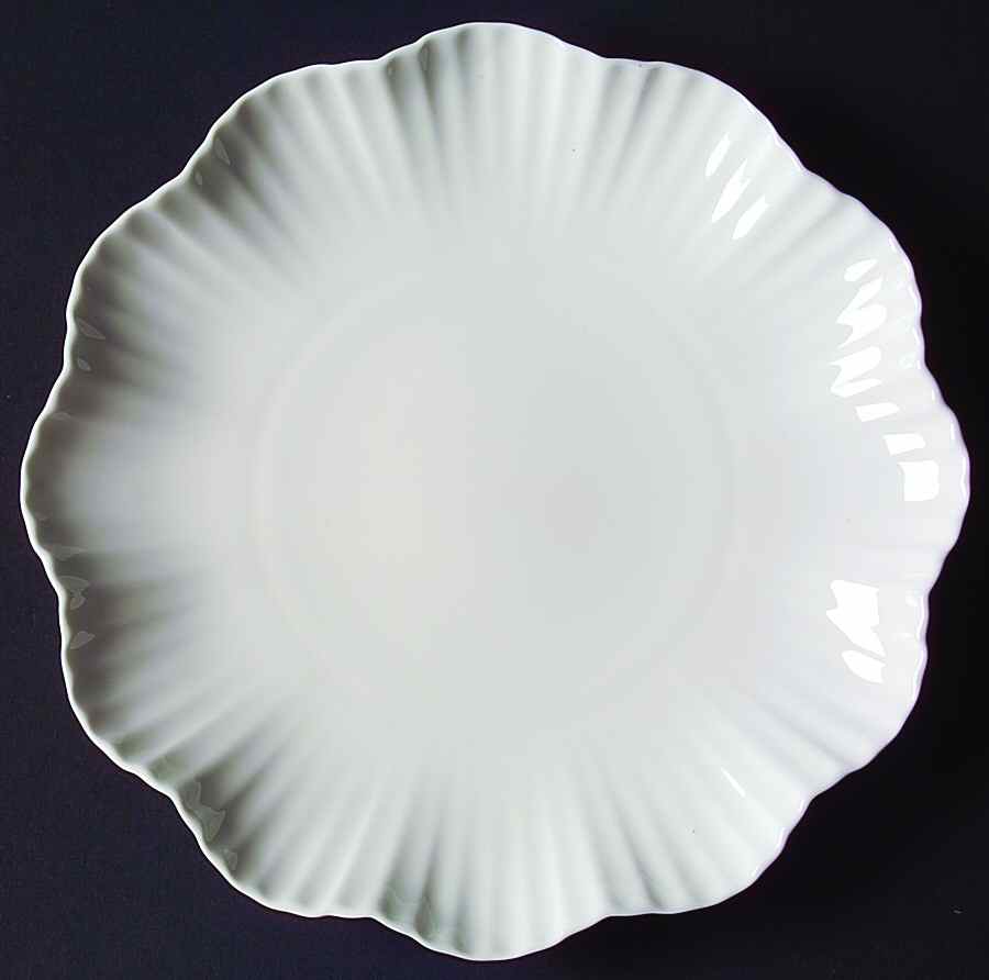 Royal Icing Fluted Luncheon Plate by Wedgwood-1