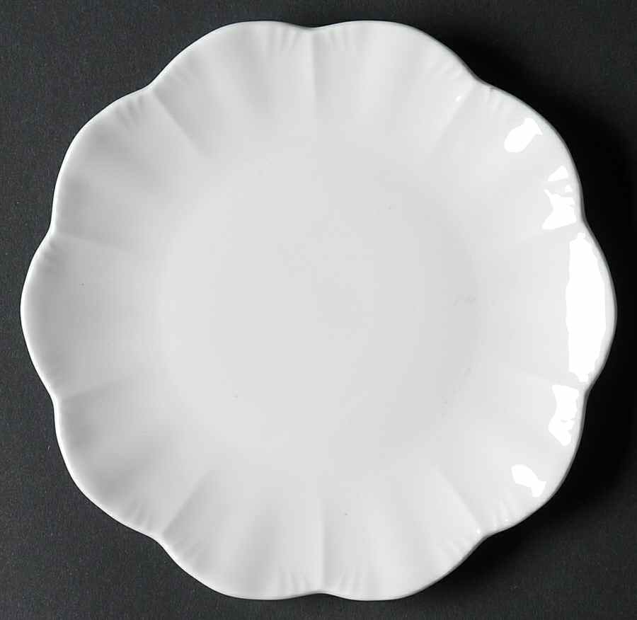 Royal Icing Fluted Plate by Wedgwood-1