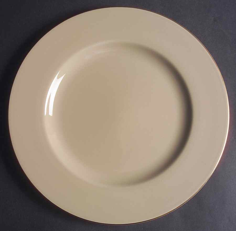 Gilded Drabware Dinner Plate by Wedgwood-1