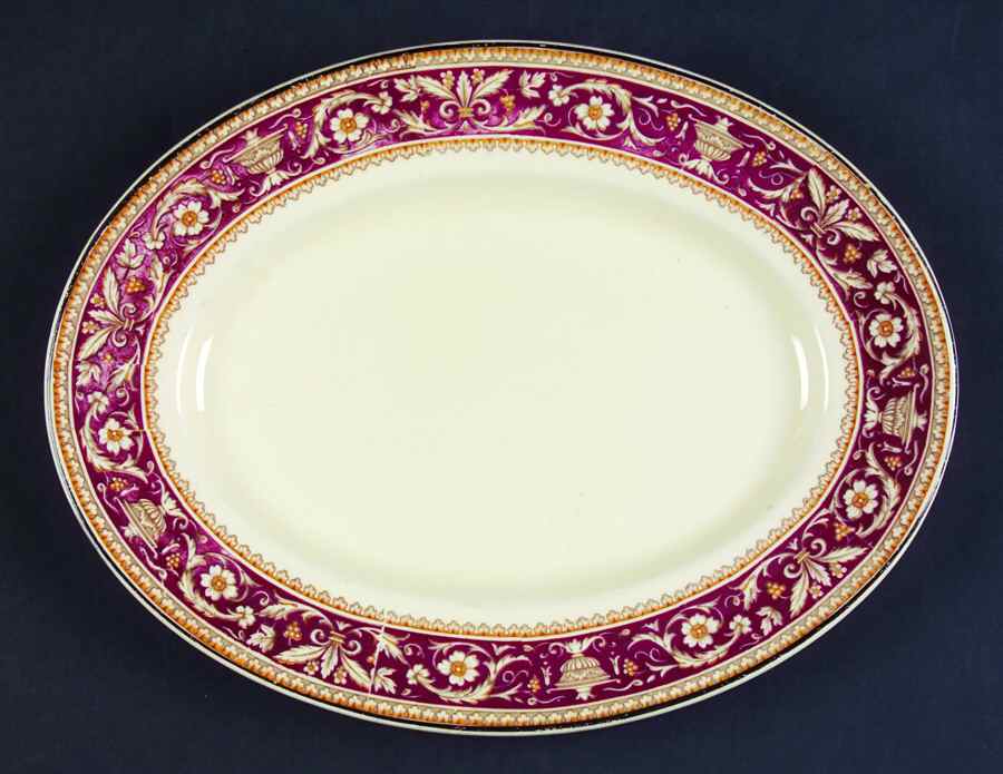 WOO127 10" Oval Serving Platter by Wood & Sons-1