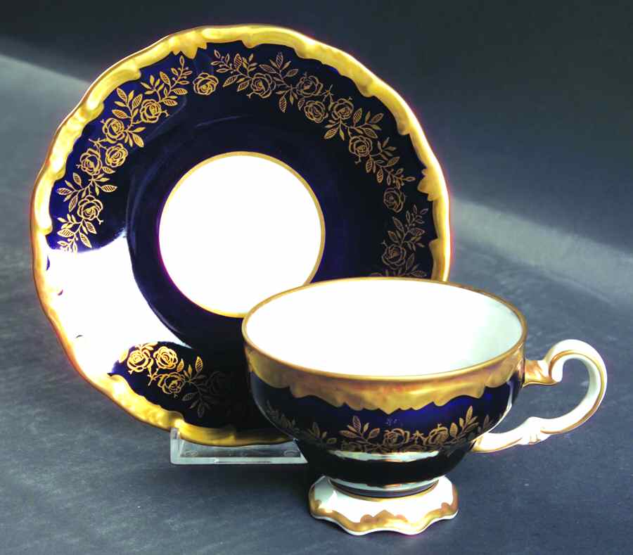 6208 Footed Cup & Saucer Set by Weimar-1