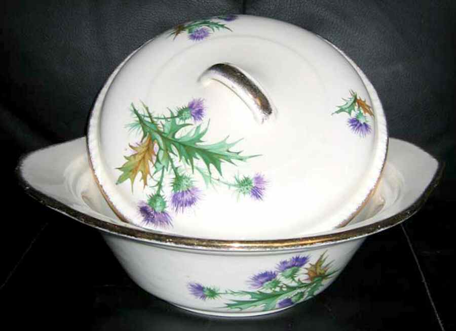 459 Round Covered Vegetable by Wood & Sons-1