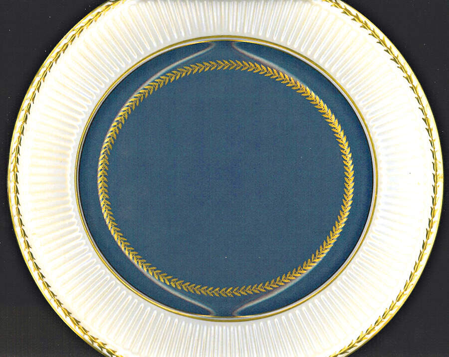 X9265 (Dark Blue) Dinner Plate by Wedgwood-1