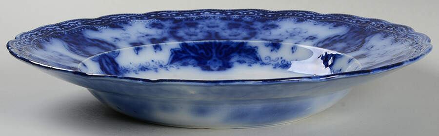 Seville (No Gold) Large Rim Soup Bowl by Wood & Sons-1