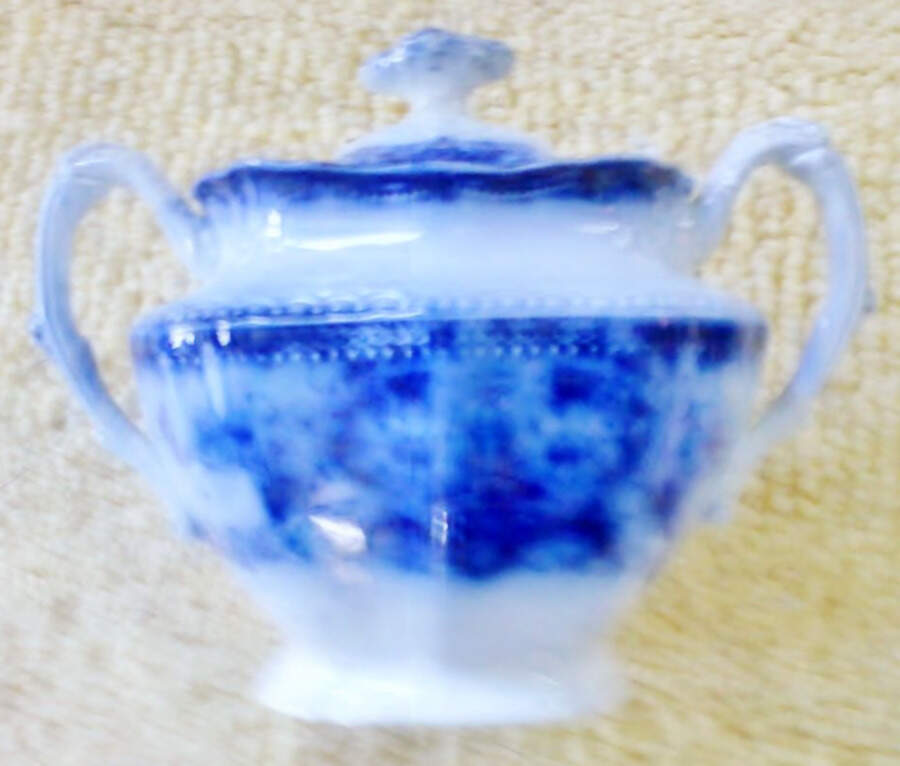 Seville (No Gold) Sugar Bowl & Lid by Wood & Sons-1