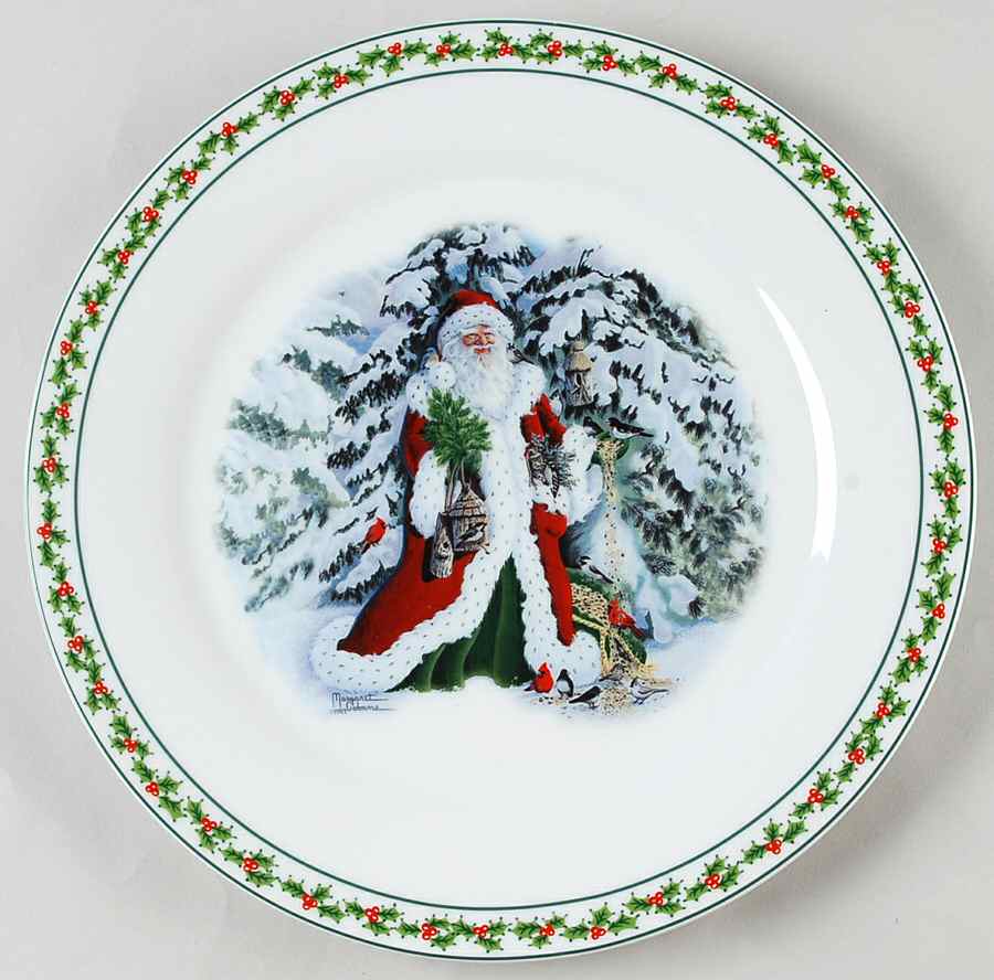 Father Christmas Dinner Plate by National Wildlife Federation-1
