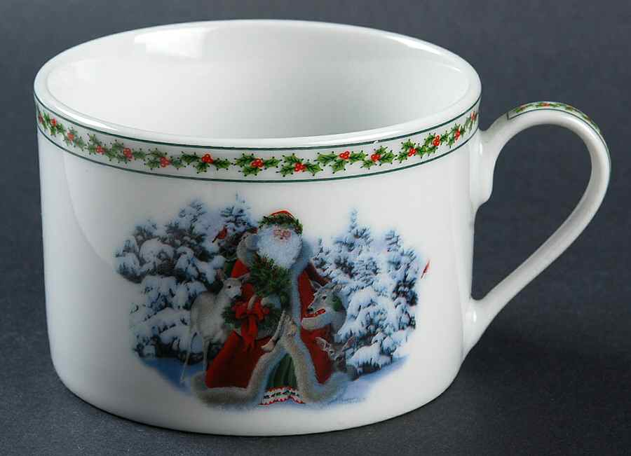 Father Christmas Flat Cup by National Wildlife Federation-1