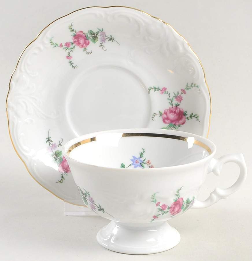 WAV51 Footed Cup & Saucer Set by Wawel-1