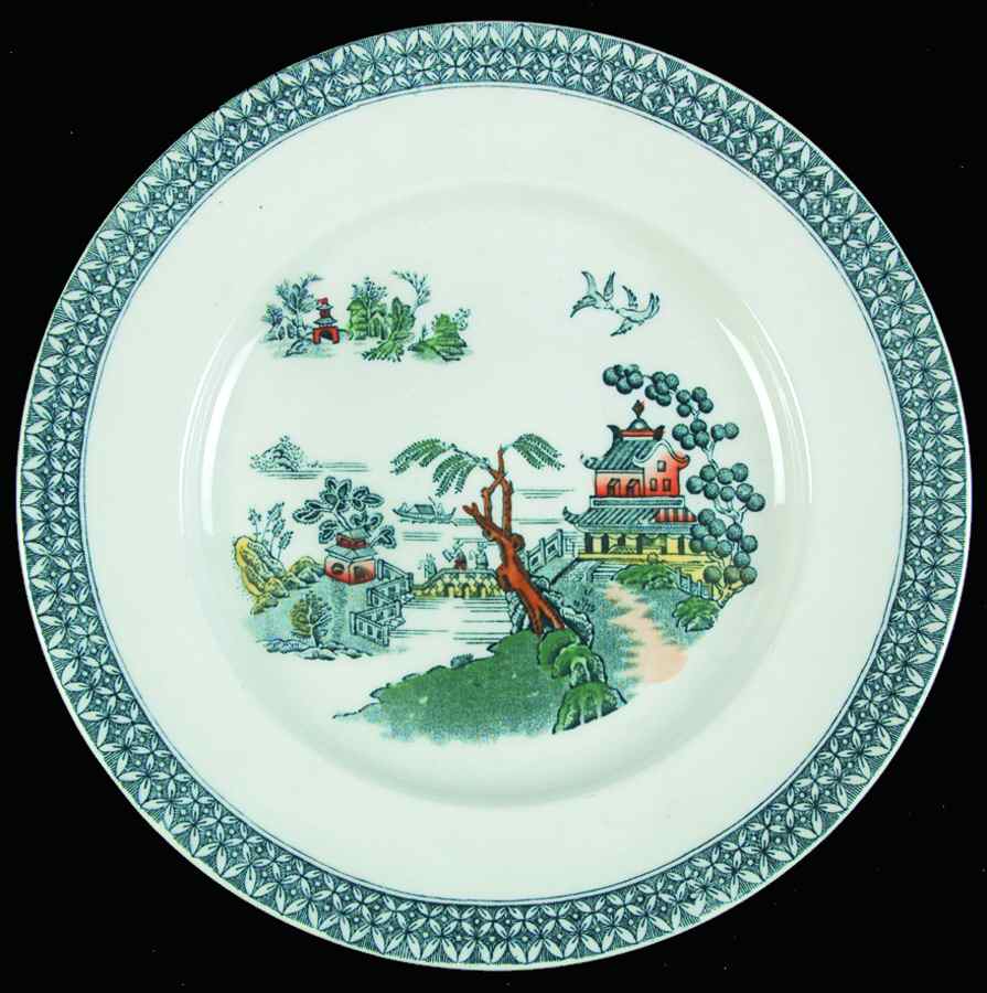 Pekin (No Trim) Dinner Plate by Wood & Sons-1