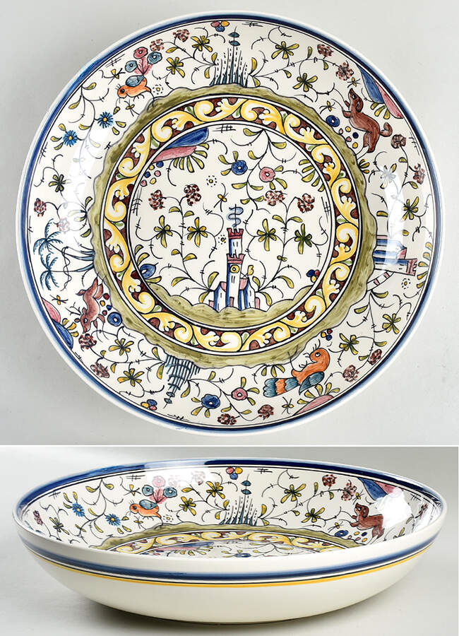 Provence (Castle Center) 14" Round Serving Bowl by Williams-Sonoma-1
