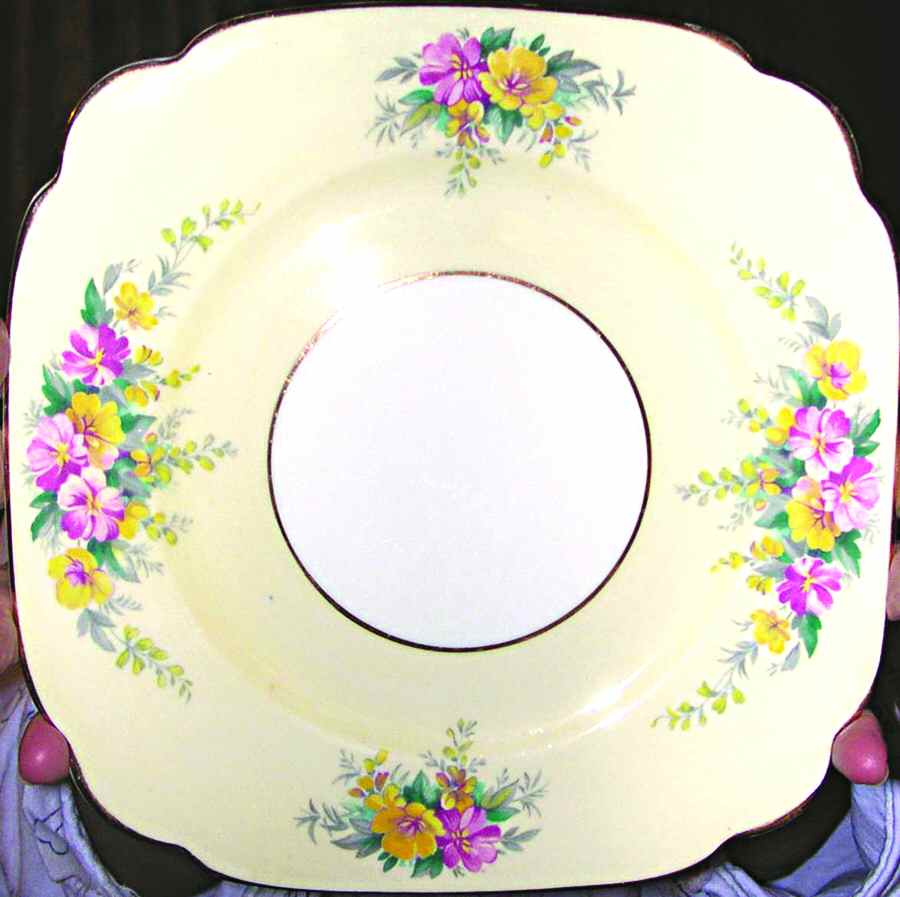 WID20 Square Salad Plate by Windsor (England)-1