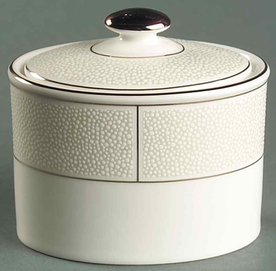 Shagreen Sugar Bowl & Lid by Wedgwood-1