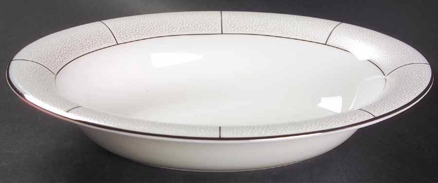 Shagreen 9" Oval Vegetable Bowl by Wedgwood-1