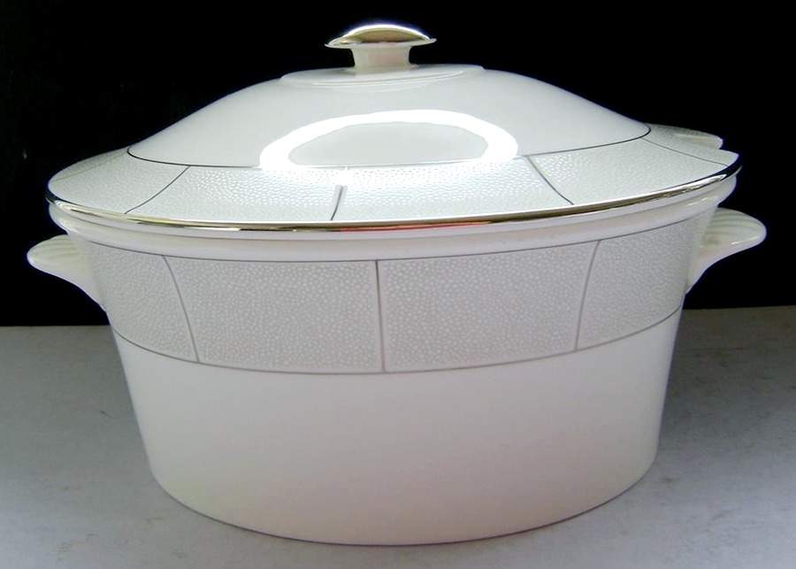 Shagreen Tureen &  Lid by Wedgwood-1