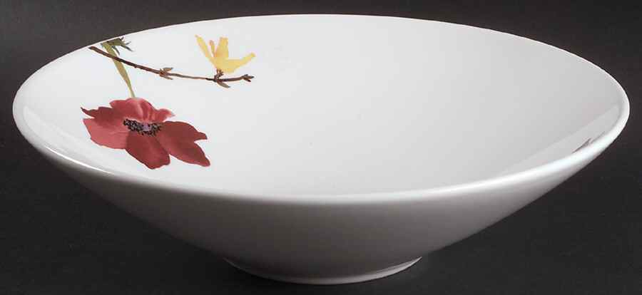 Painted Garden Floral 10" Pasta Serving Bowl by Wedgwood-1