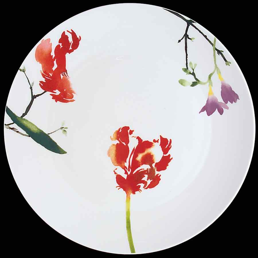 Painted Garden Floral Dinner Plate by Wedgwood-1