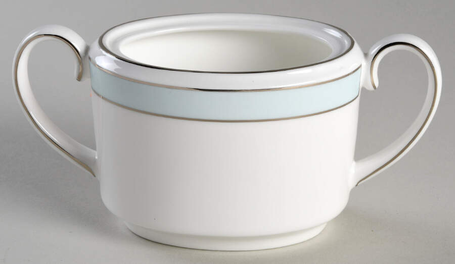 Blue Duchesse Sugar Bowl No Lid by Wedgwood-1