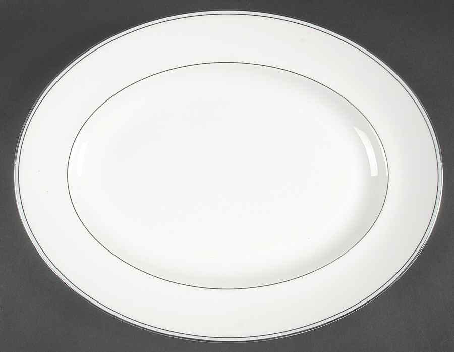 Blue Duchesse 13" Oval Serving Platter by Wedgwood-1