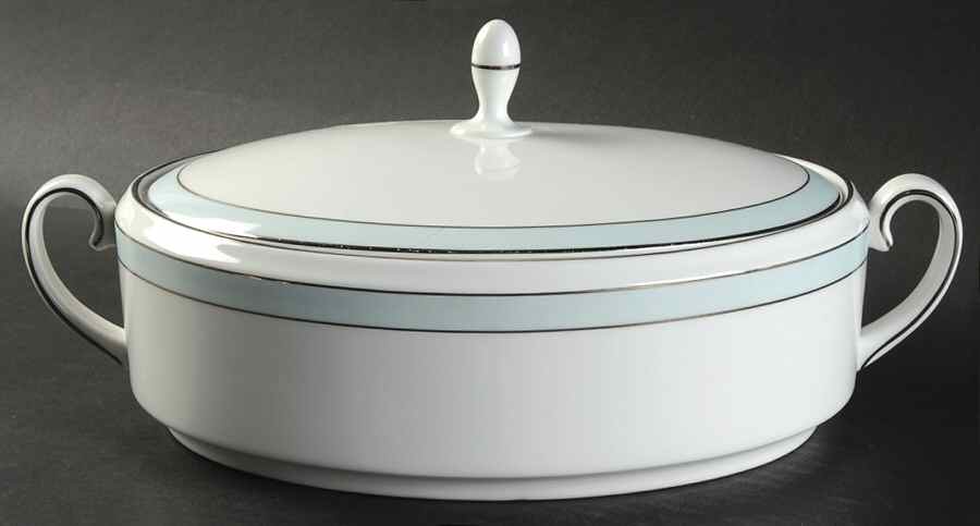 Blue Duchesse Oval Covered Vegetable by Wedgwood-1