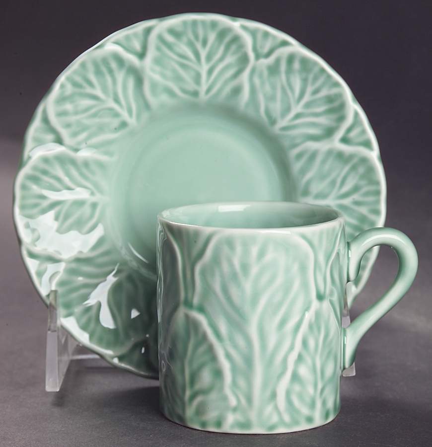 Spring Green Flat Demitasse Cup & Saucer Set by Wedgwood-1