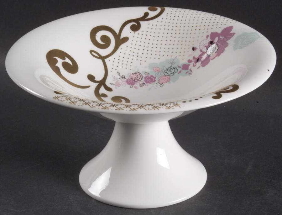 Ethereal Decorated Round Compote (Height X Width) by Wedgwood-1