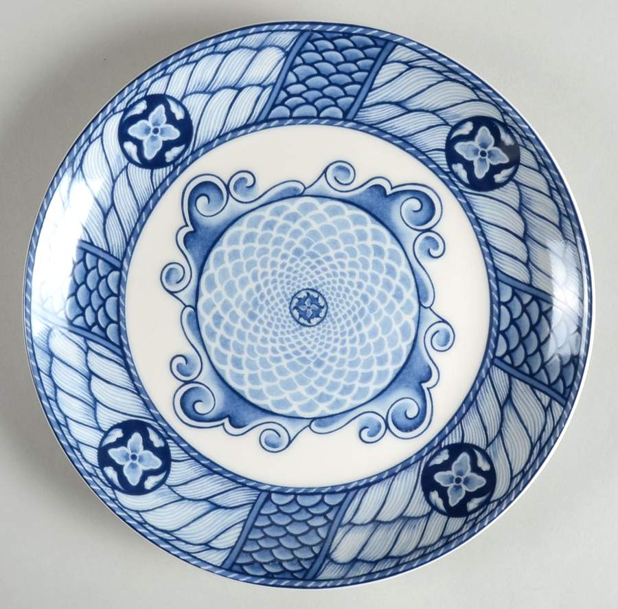 Blue Reverie Salad Plate by William Roberts-1