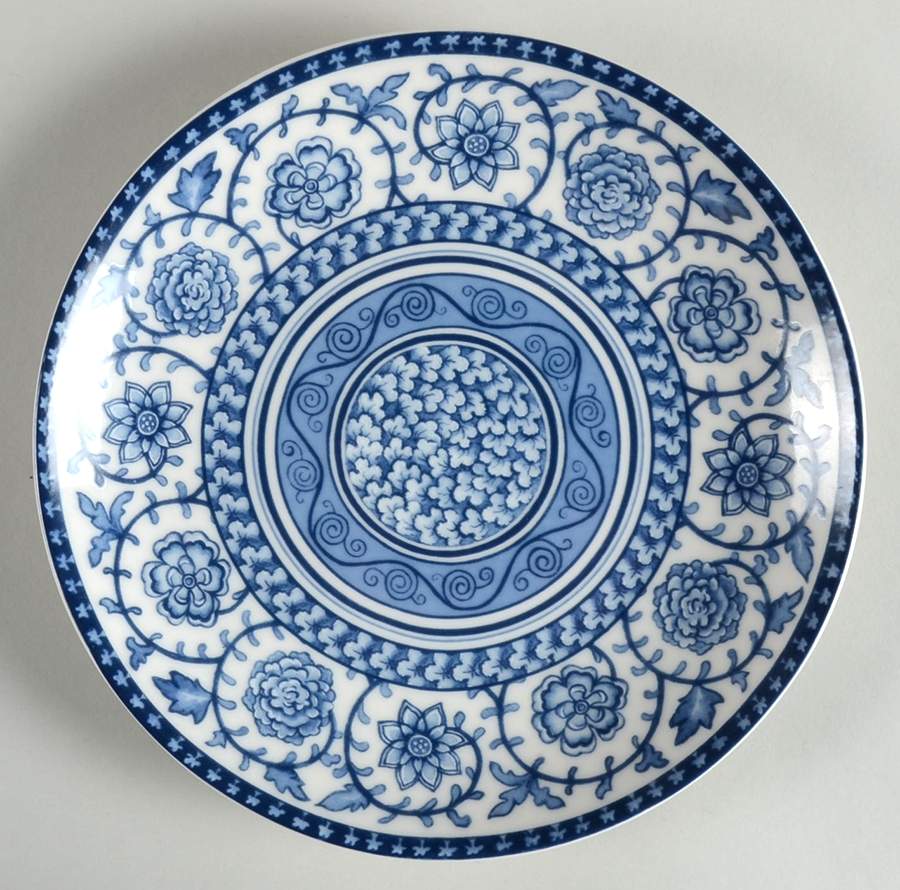 Blue Reverie Salad Plate by William Roberts-1