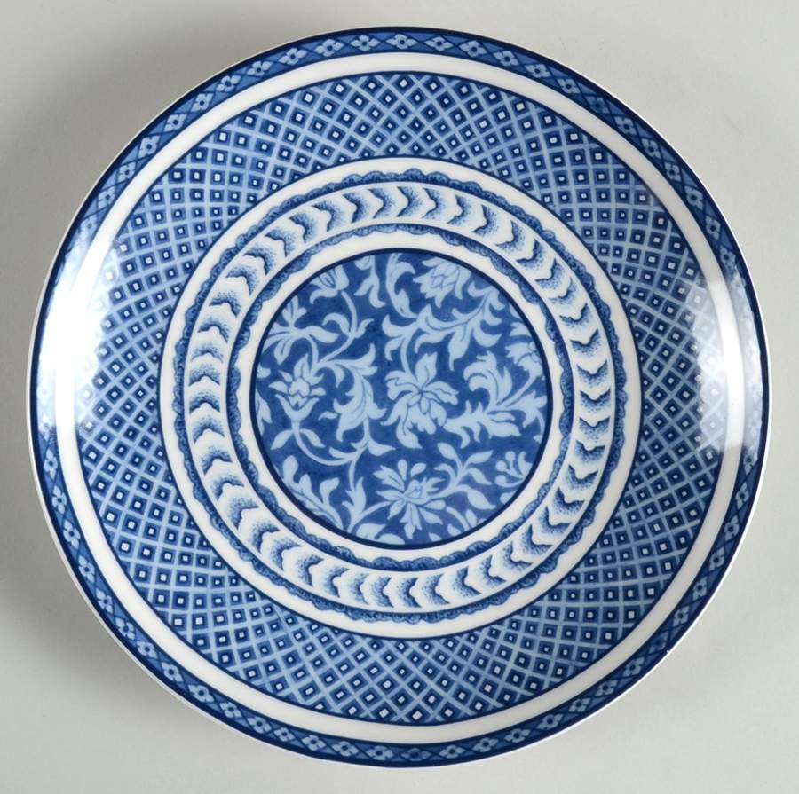 Blue Reverie Salad Plate by William Roberts-1