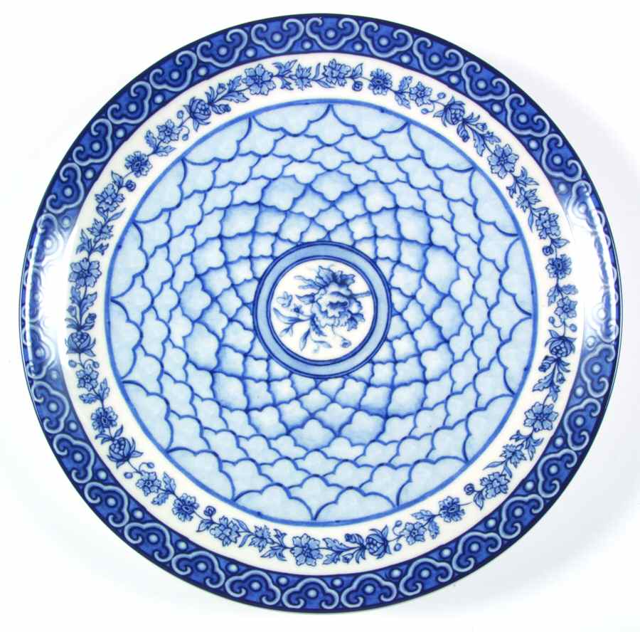 Blue Reverie Dinner Plate by William Roberts-1