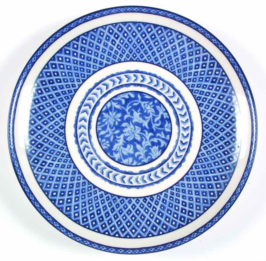 Blue Reverie Dinner Plate by William Roberts-1