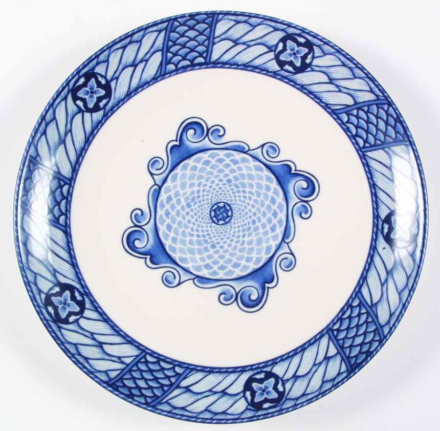 Blue Reverie Dinner Plate by William Roberts-1