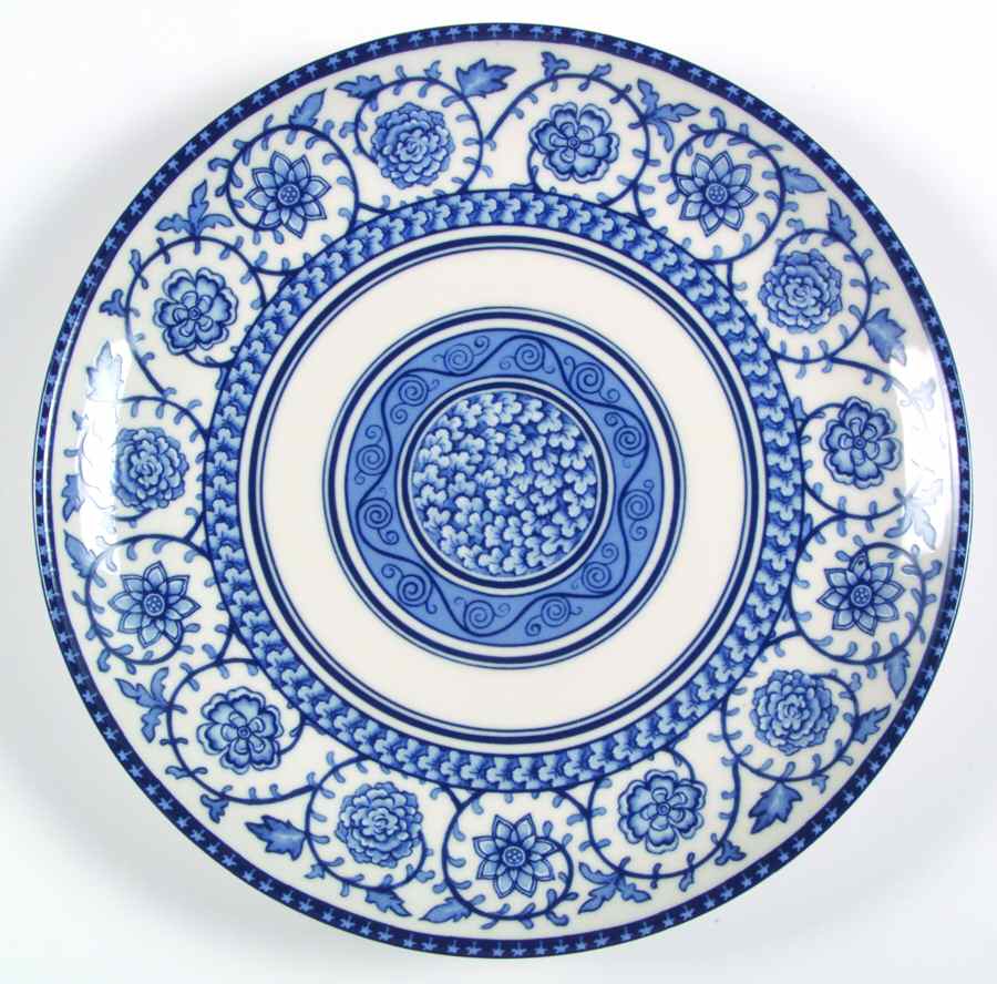Blue Reverie Dinner Plate by William Roberts-1