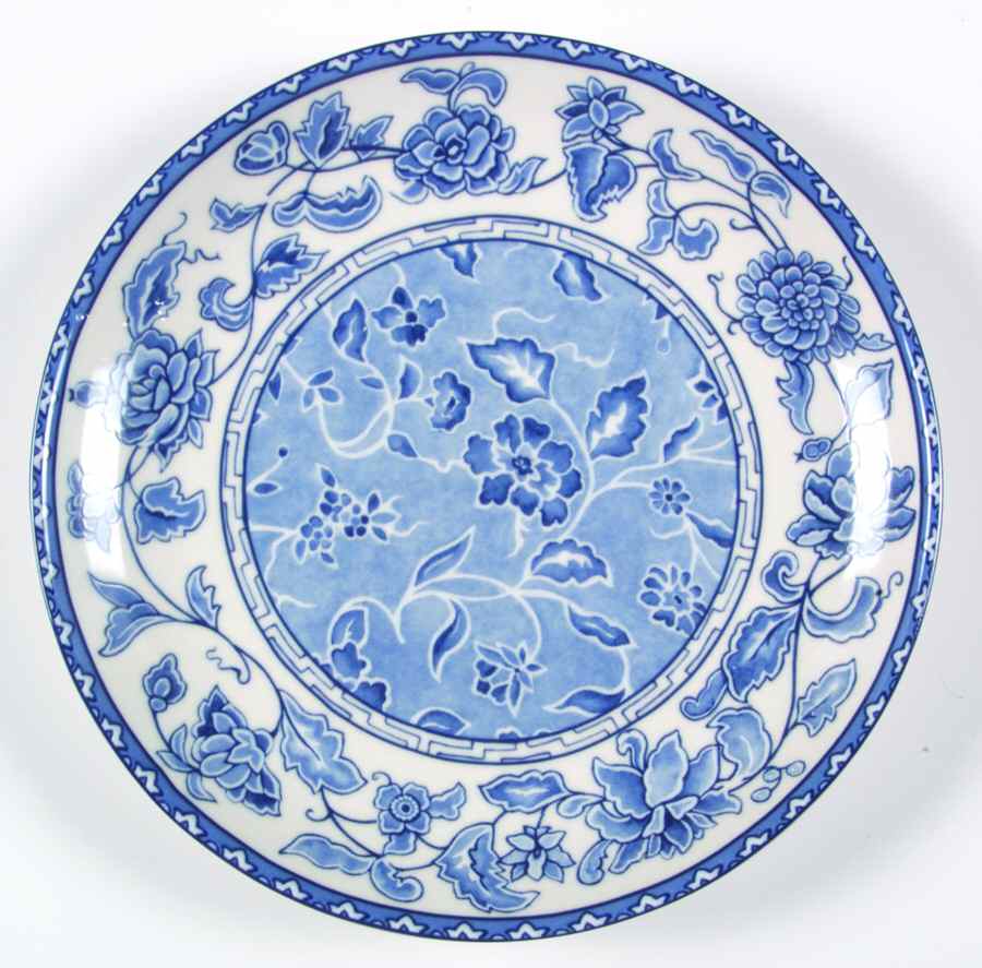 Blue Reverie Salad Plate by William Roberts-1