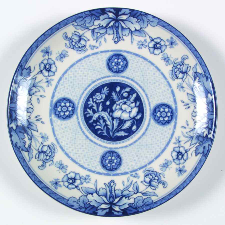 Blue Reverie Salad Plate by William Roberts-1