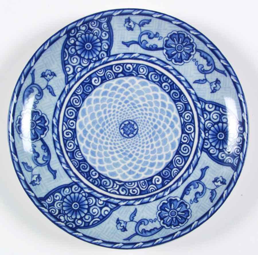 Blue Reverie Salad Plate by William Roberts-1