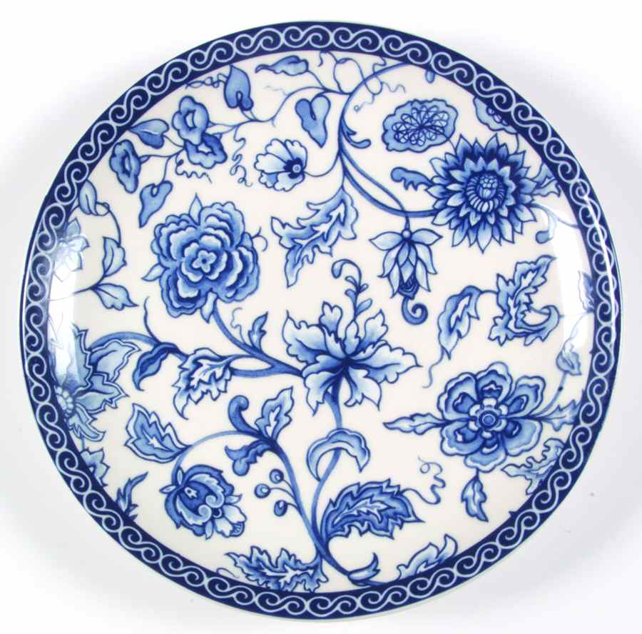 Blue Reverie Salad Plate by William Roberts-1