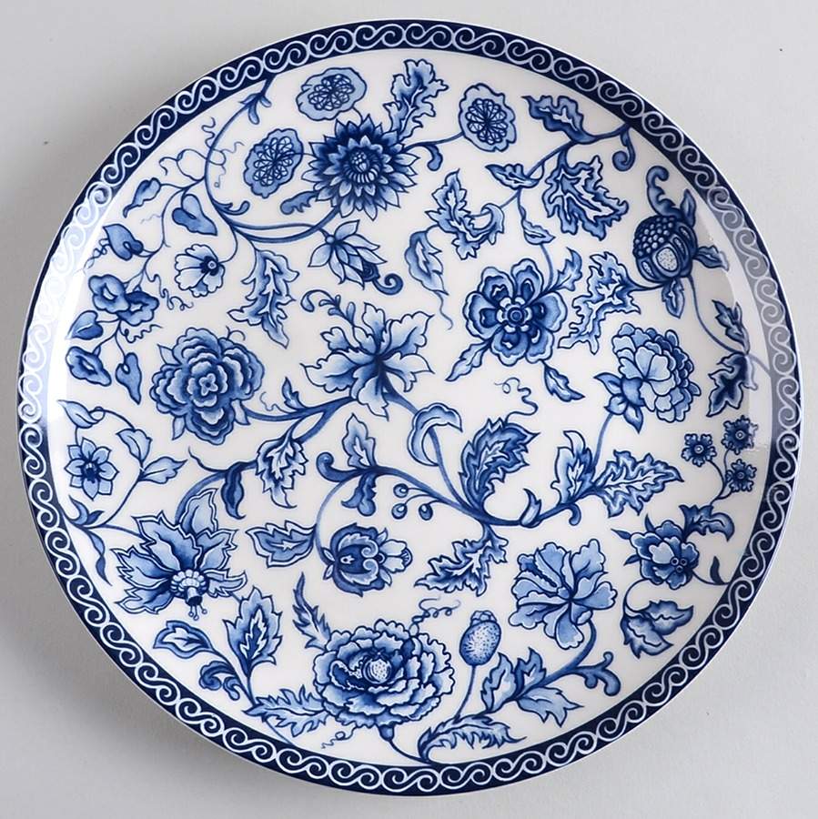 Blue Reverie Large Dinner Plate by William Roberts-1