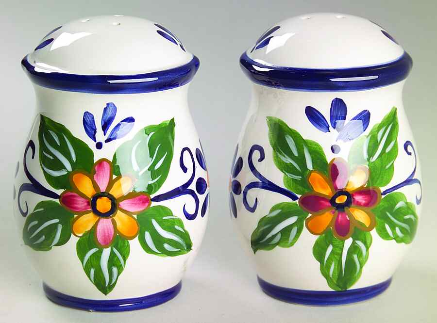 Talavera Salt & Pepper Set by Whole Home-1