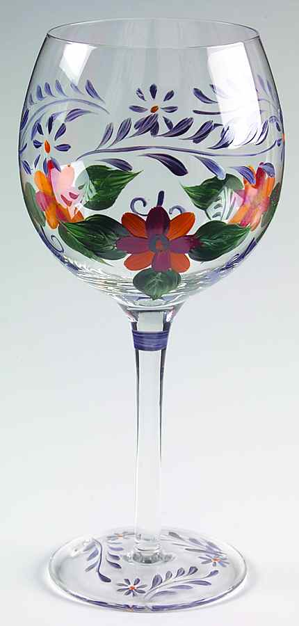 Talavera 16 Oz Glassware Goblet by Whole Home-1
