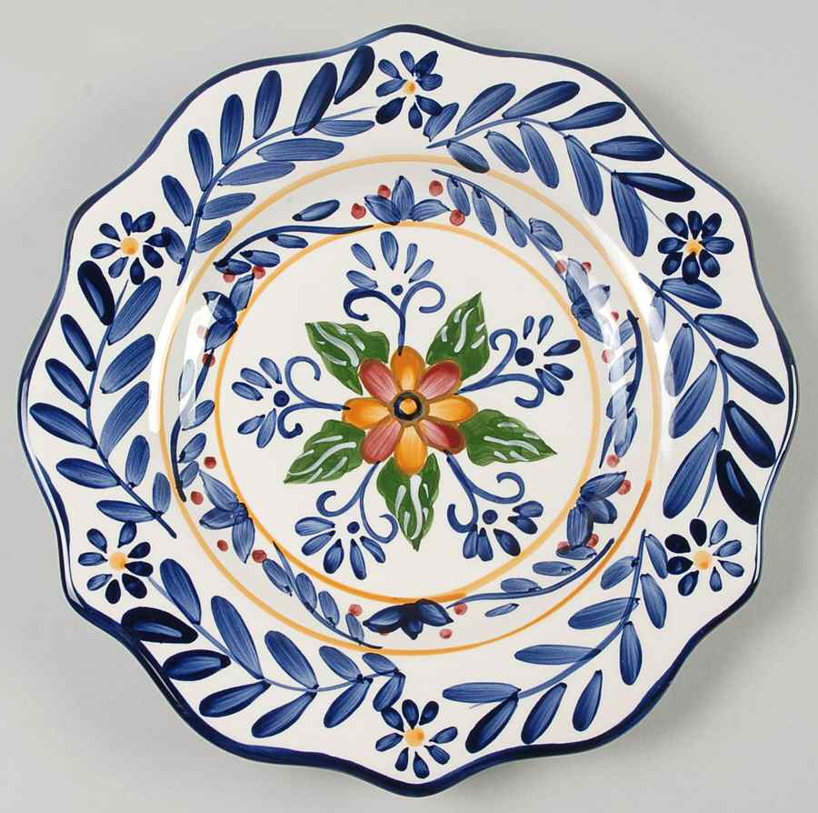 Talavera Salad Plate by Whole Home-1