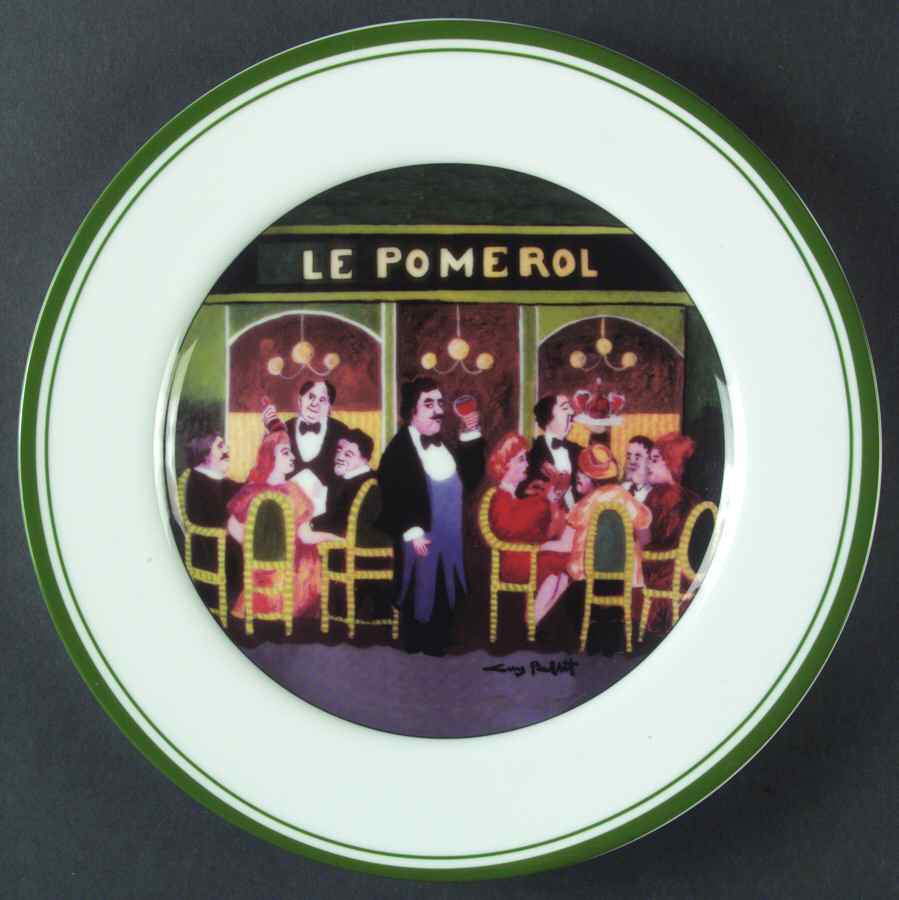 Les Cafes Dinner Plate by Williams-Sonoma-1