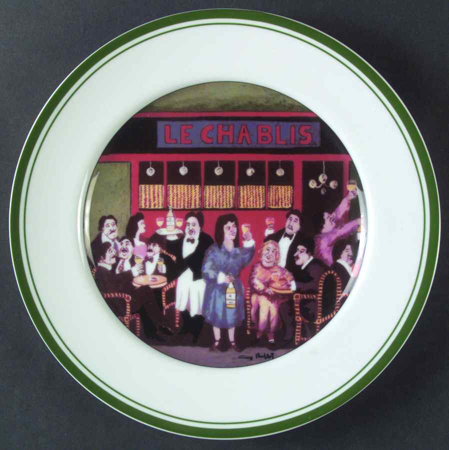 Les Cafes Dinner Plate by Williams-Sonoma-1