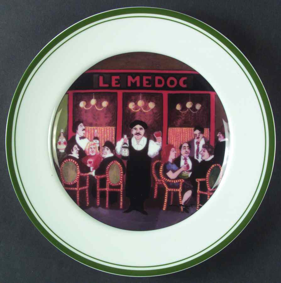 Les Cafes Dinner Plate by Williams-Sonoma-1