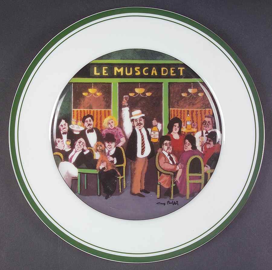 Les Cafes Dinner Plate by Williams-Sonoma-1