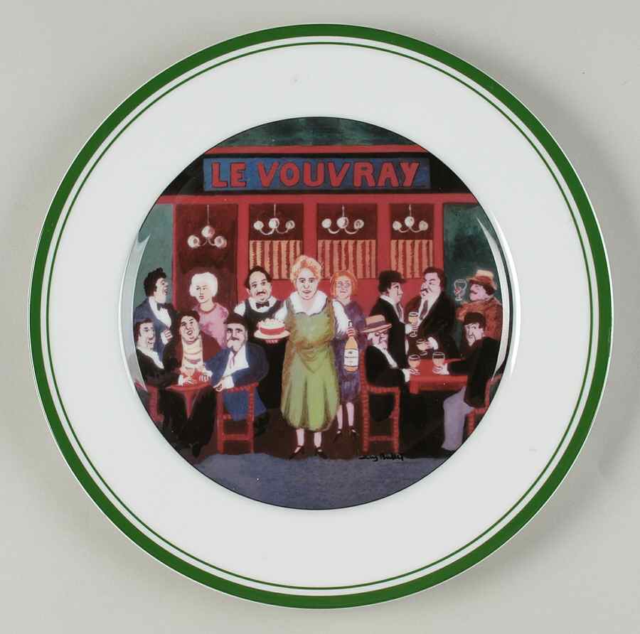 Les Cafes Dinner Plate by Williams-Sonoma-1