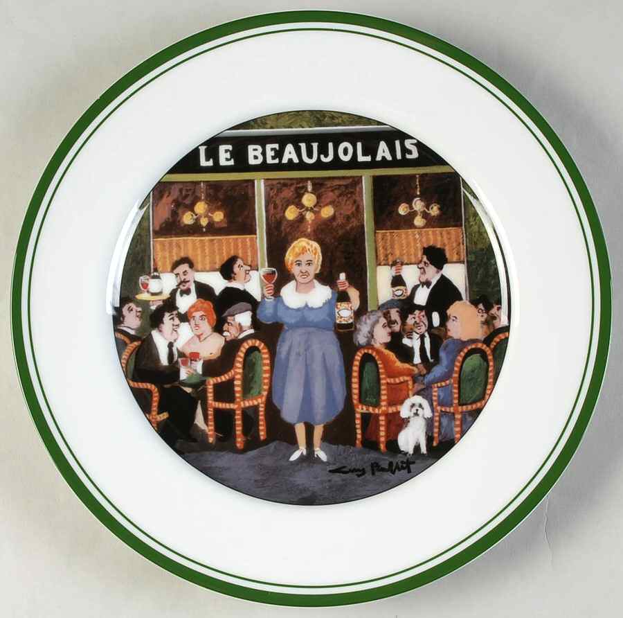 Les Cafes Dinner Plate by Williams-Sonoma-1