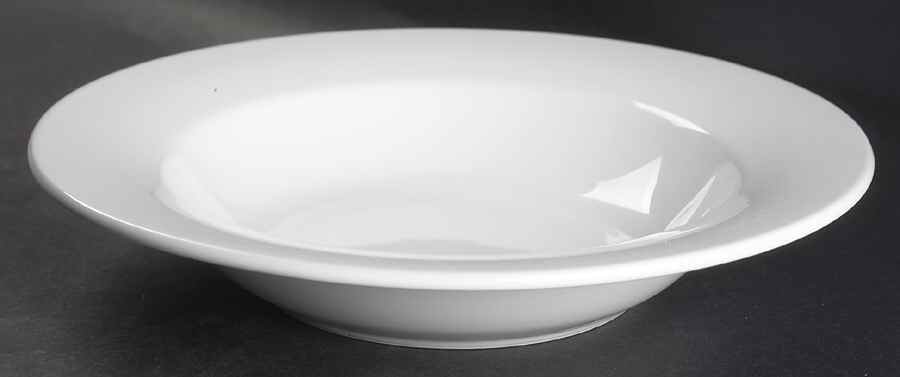Belvedere White Large Rim Soup Bowl by Williams-Sonoma-1
