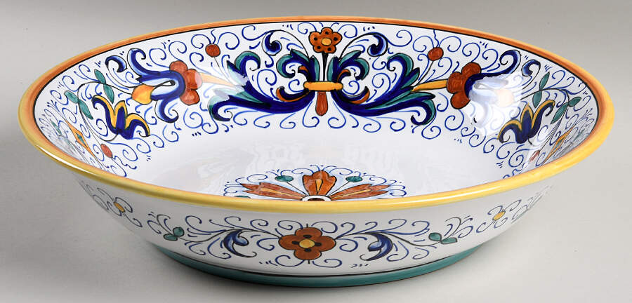 Deruta 13" Pasta Serving Bowl by Williams-Sonoma-1